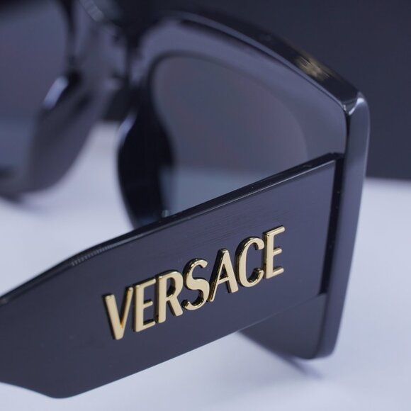 Versace VE4496U GB1/87 Square Sunglasses – Black/Dark Grey main image 8
